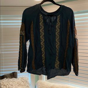 Long Sleeve Boho Top